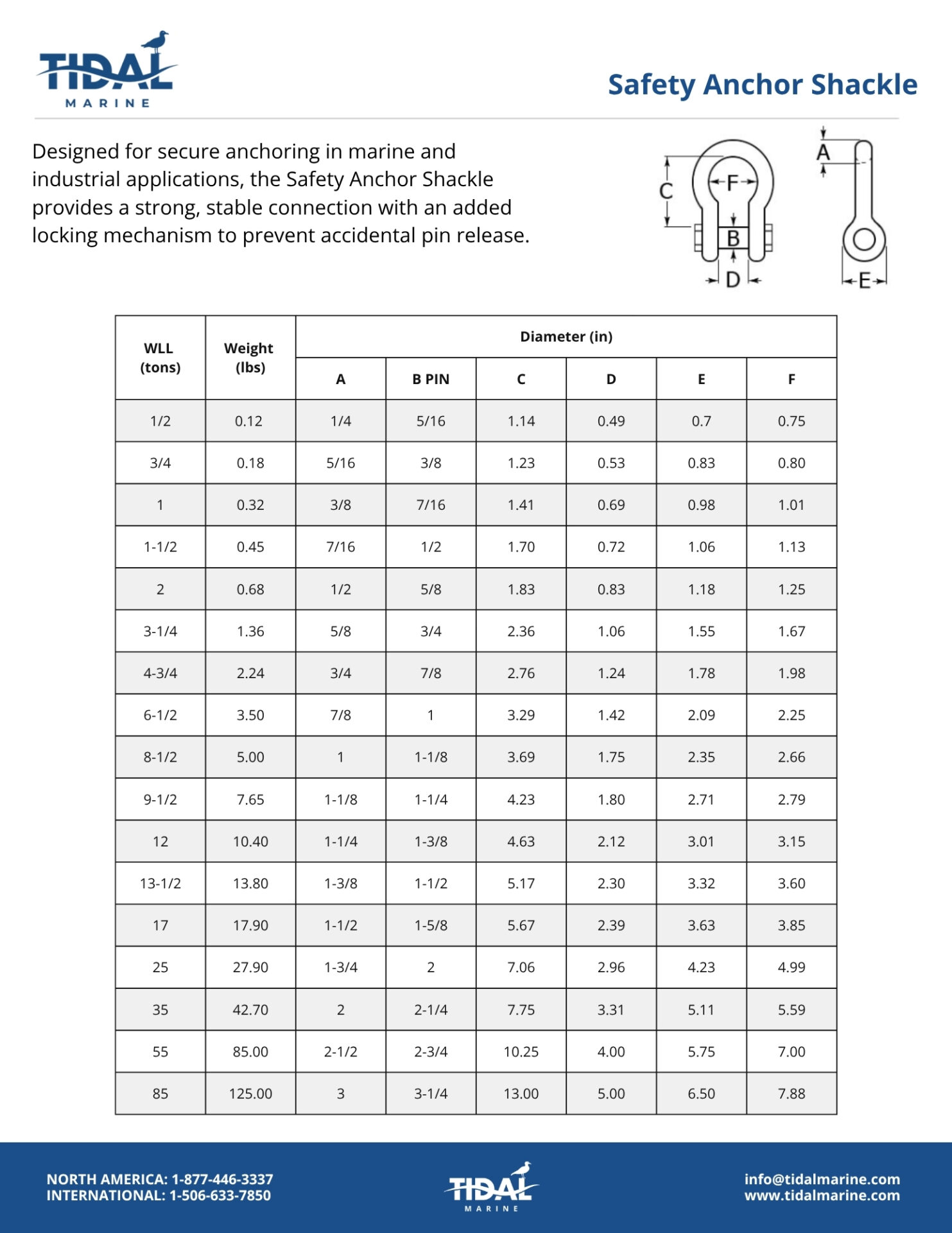 Safety Anchor Shackle