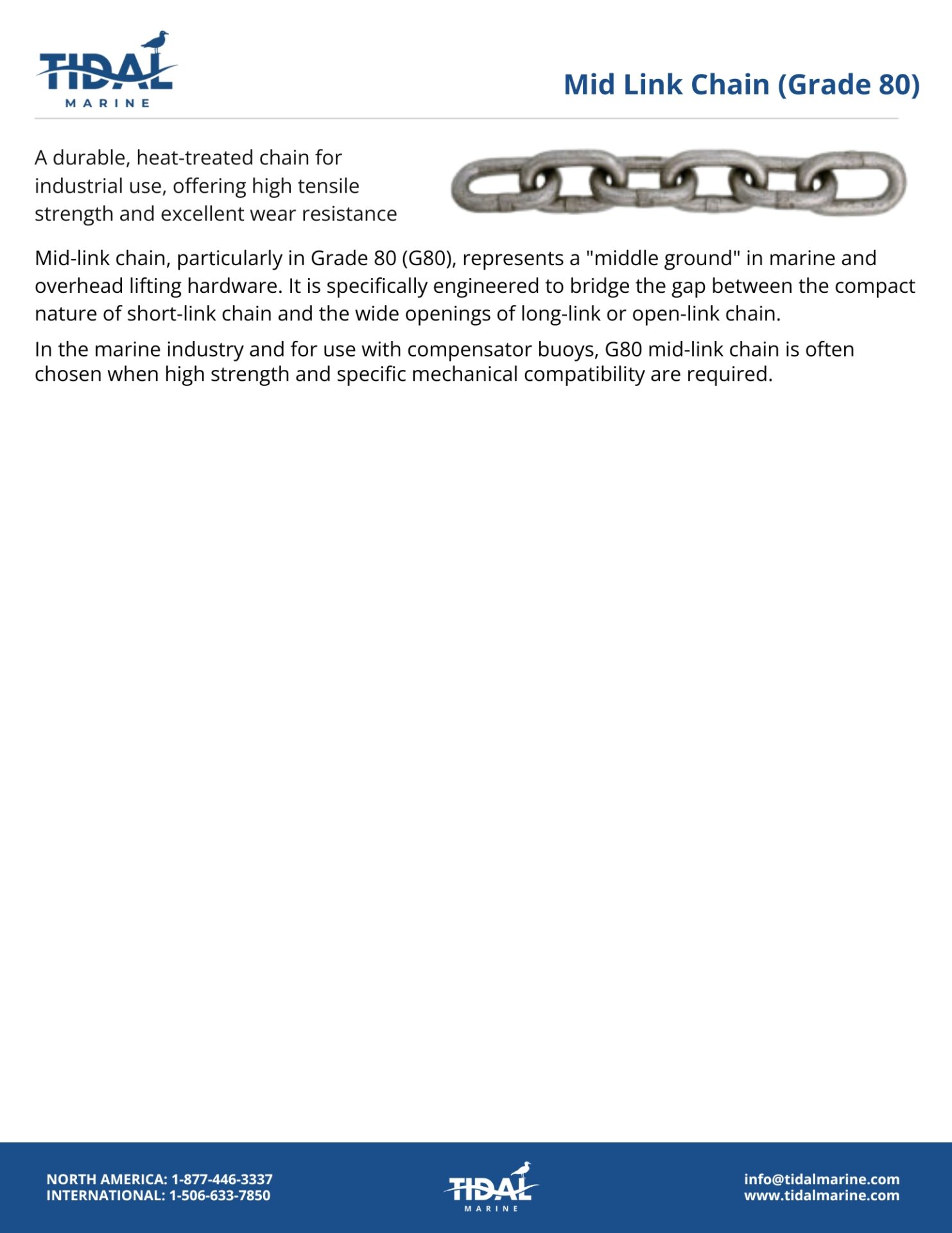 Mid-Link Chain