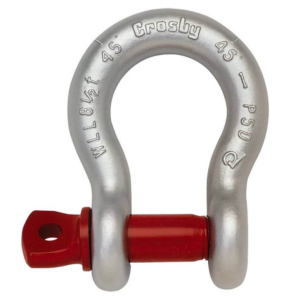 Load Rated Screw Pin Shackle Designed for applications requiring quick and easy rigging, this screw pin anchor shackle provides a secure yet easily removable connection.