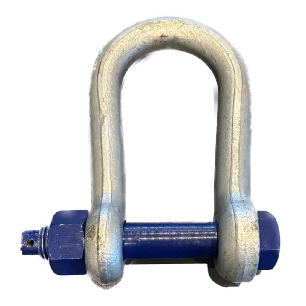 wide opening mooring shackle